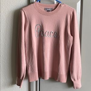 Blush Peace Sweater